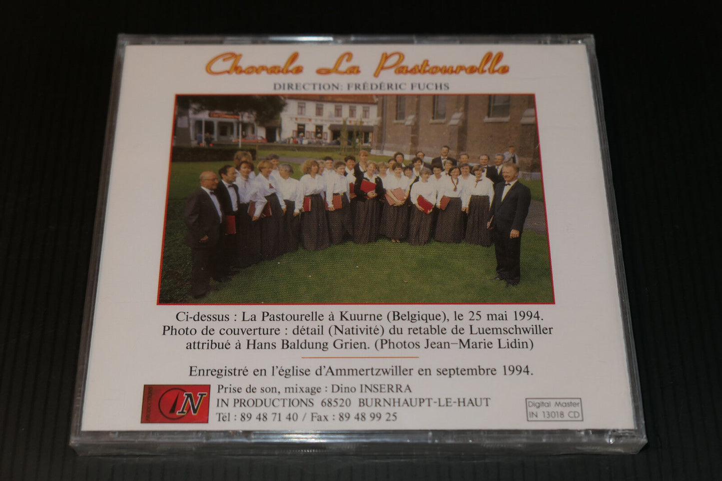 CD CHORALE LA PASTOURELLE / FREDERIC FUCHS / 1994