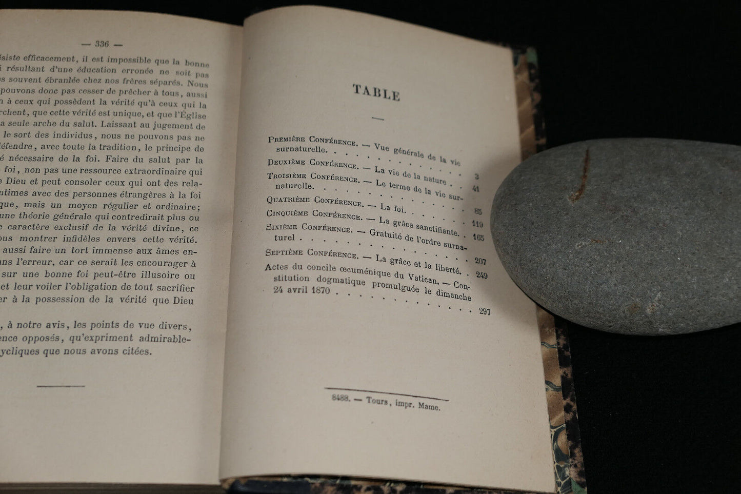 ABBE DE BROGLIE - CONFERENCES SUR LA VIE SURNATURELLE - 1878 - ENVOI DE L'AUTEUR