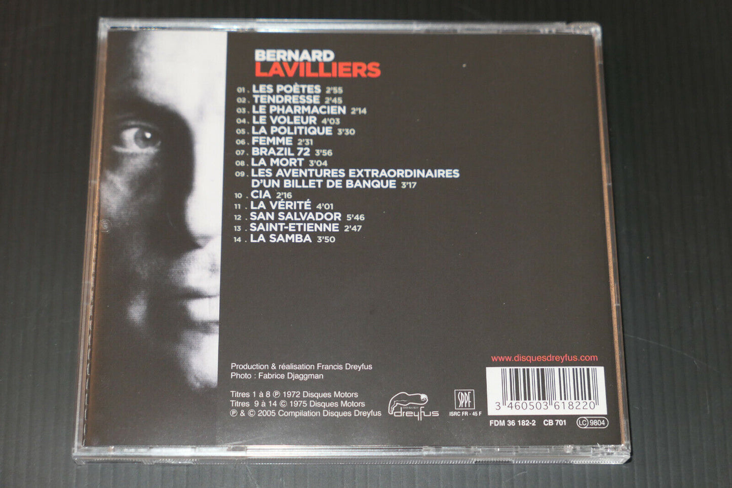 CD BERNARD LAVILLIERS / COMPILATION 14 TITRES DISQUES DREYFUS / 2005