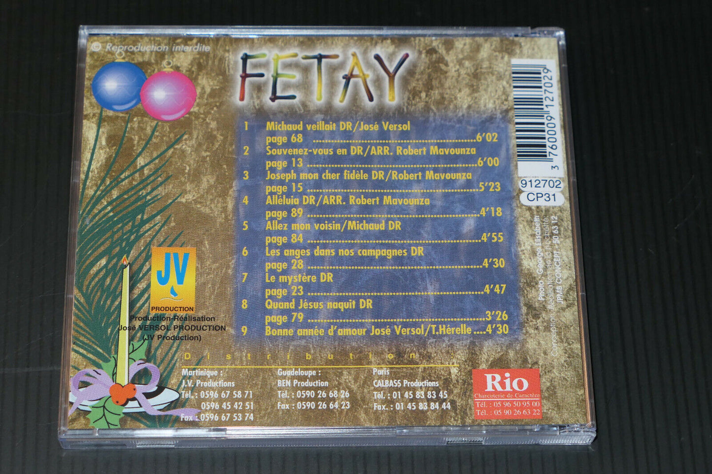 CD FETAY VOLUME 3 / NOEL BO' KAY