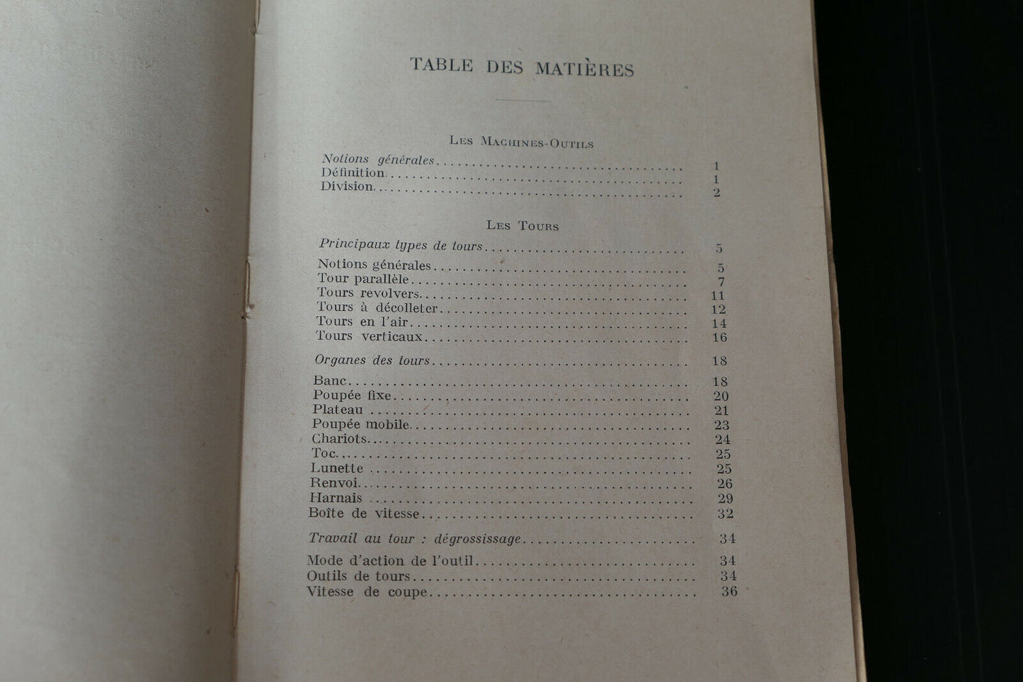 LES MACHINES-OUTILS SERVANT AU TRAVAIL DES METAUX / ALEXIS JACQUET / DUNOD 1935