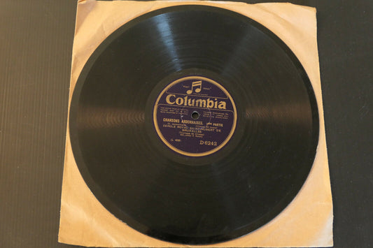 78T 78RPM 10" 25 CM CHANSONS ARDENNAISES CERCLE ROYAL SAINT-HUBERT DE BRUXELLES