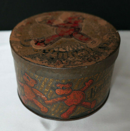 ANCIENNE BOITE TOLE BERLINGOTS DE CARPENTRAS GENIN AVIGNON 1KG COLLECTION