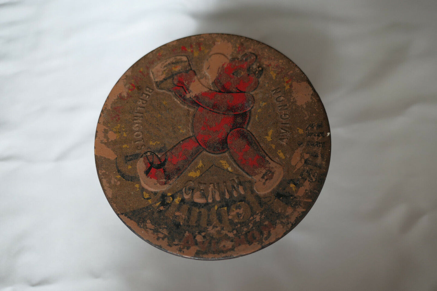 ANCIENNE BOITE TOLE BERLINGOTS DE CARPENTRAS GENIN AVIGNON 1KG COLLECTION