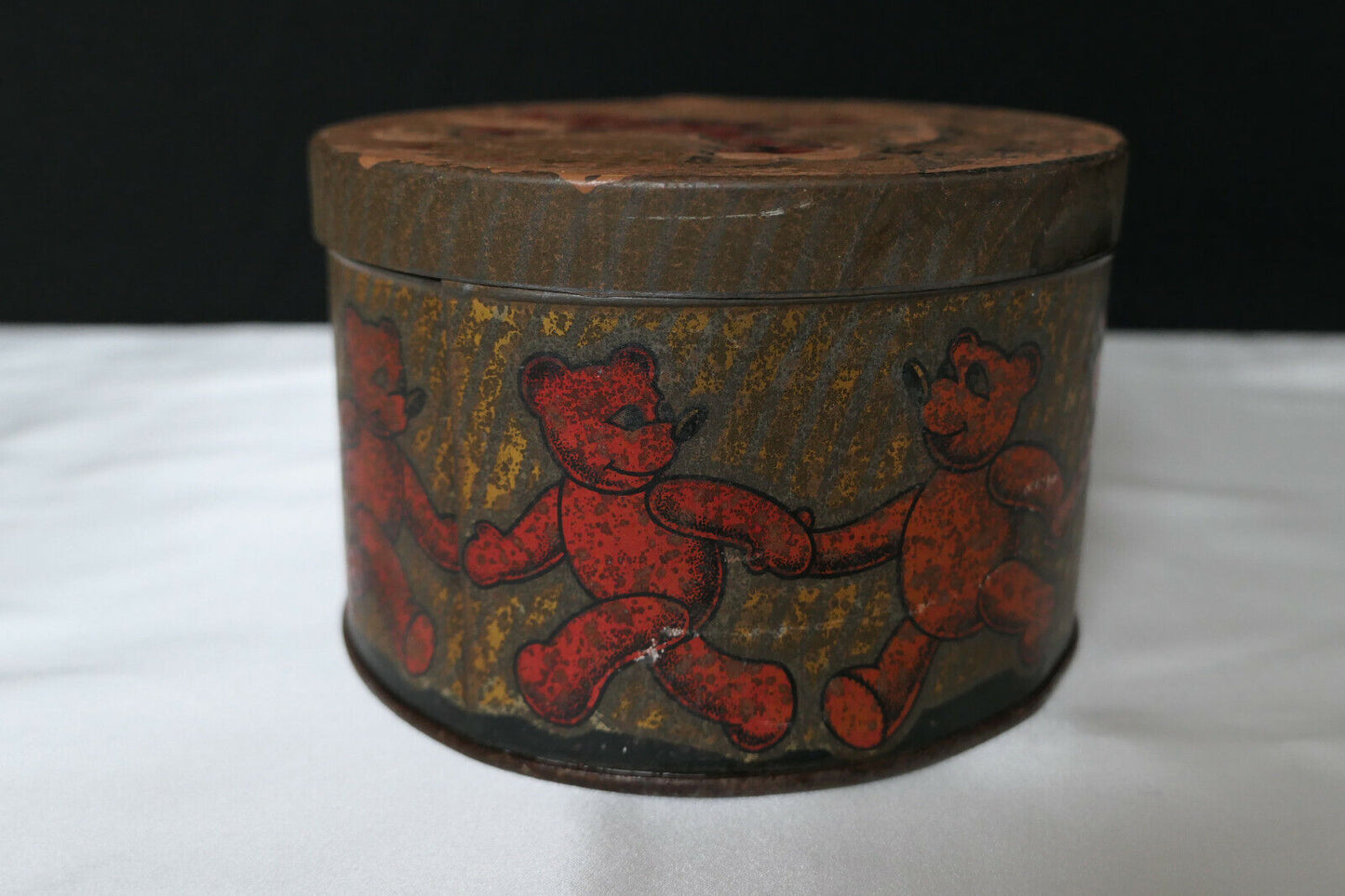 OLD TIN BOX BERLINGOTS DE CARPENTRAS GENIN AVIGNON 1KG COLLECTION