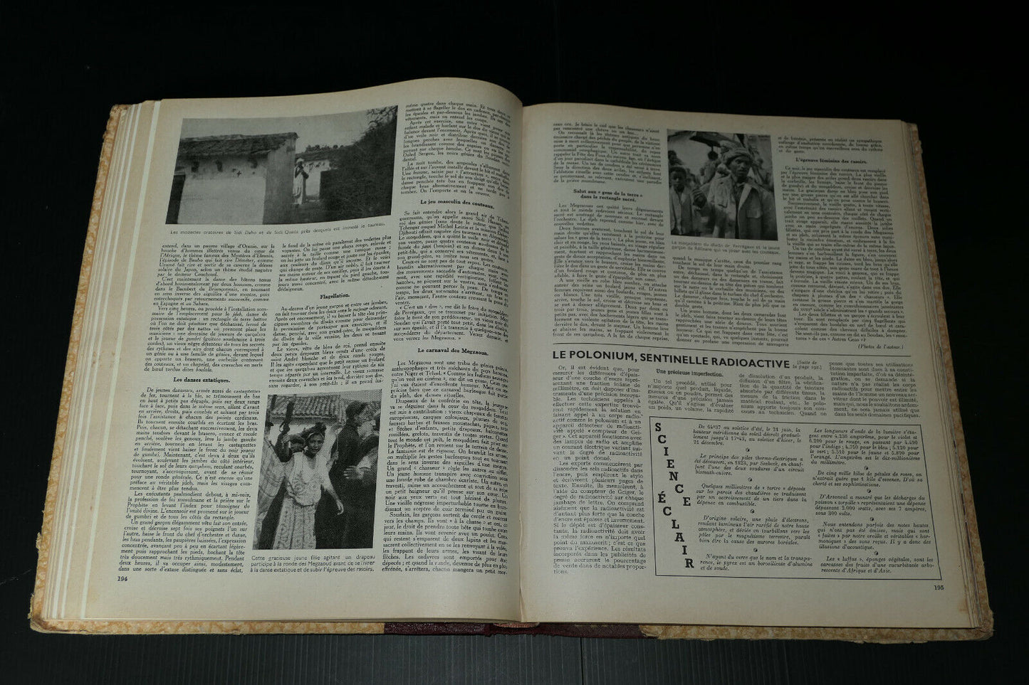 SCIENCES ET VOYAGES / RELIURE ANNEE COMPLETE 1951