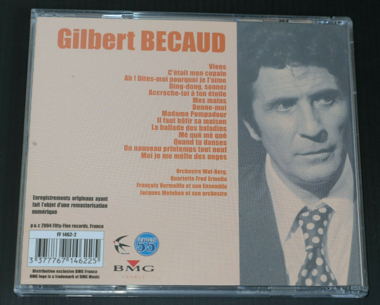 CD GILBERT BECAUD / COMPILATION 14 TITRES / 2004