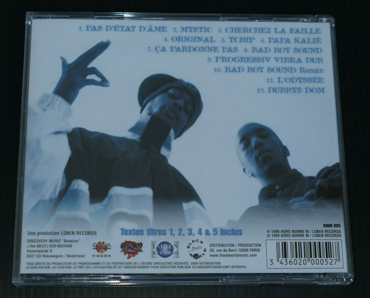 CD STEAM ROLLER & LITTLE J / DES DOM-TOM A PANAME / 1999