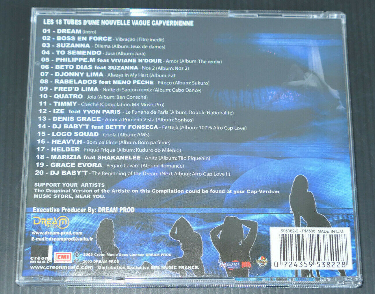 CD CABO DREAM / COMPILATION / VARIOUS / CAP VERT / 2003