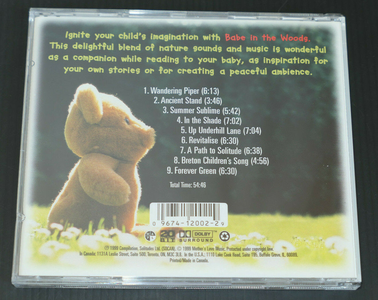 CD BABE IN THE WOODS / MAGICAL MELODIES AND NATURE SOUNDS / 1999
