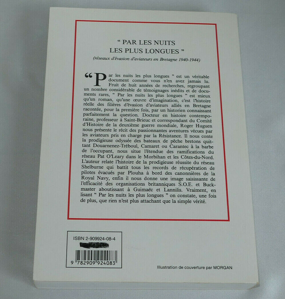 PAR LES NUITS LES PLUS LONGUES / ROGER HUGUEN / COOP BREIZH 1993 / MILITARIA