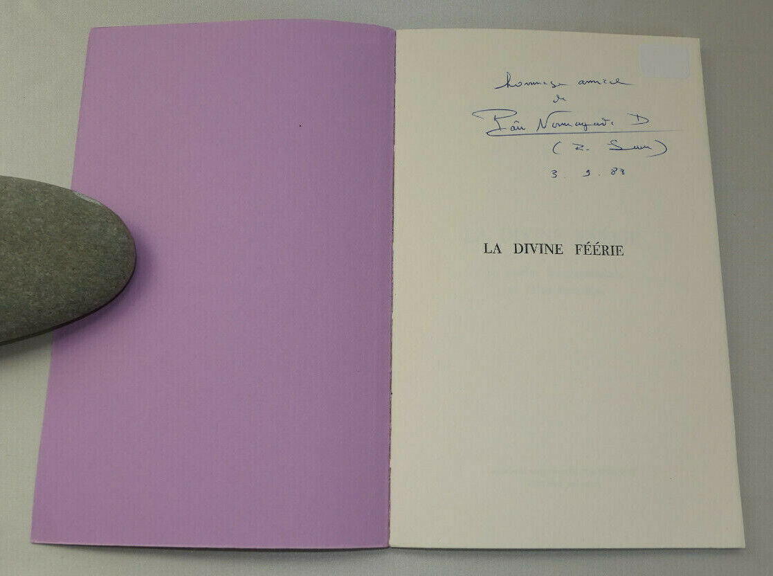 RAM NIRMAYANANDA DORJE / LA DIVINE FEERIE / 1980 / NUMEROTE + DEDICACE