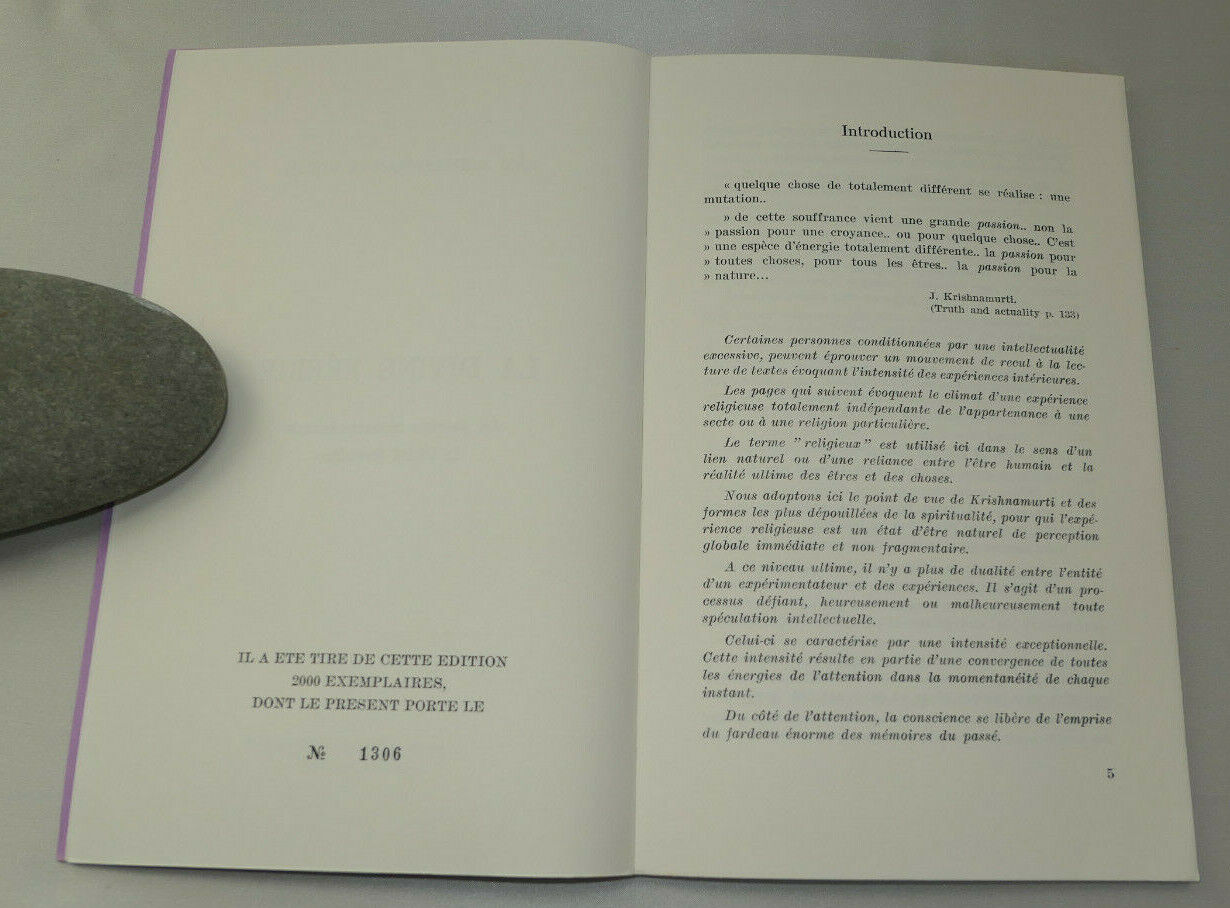 RAM NIRMAYANANDA DORJE / LA DIVINE FEERIE / 1980 / NUMEROTE + DEDICACE
