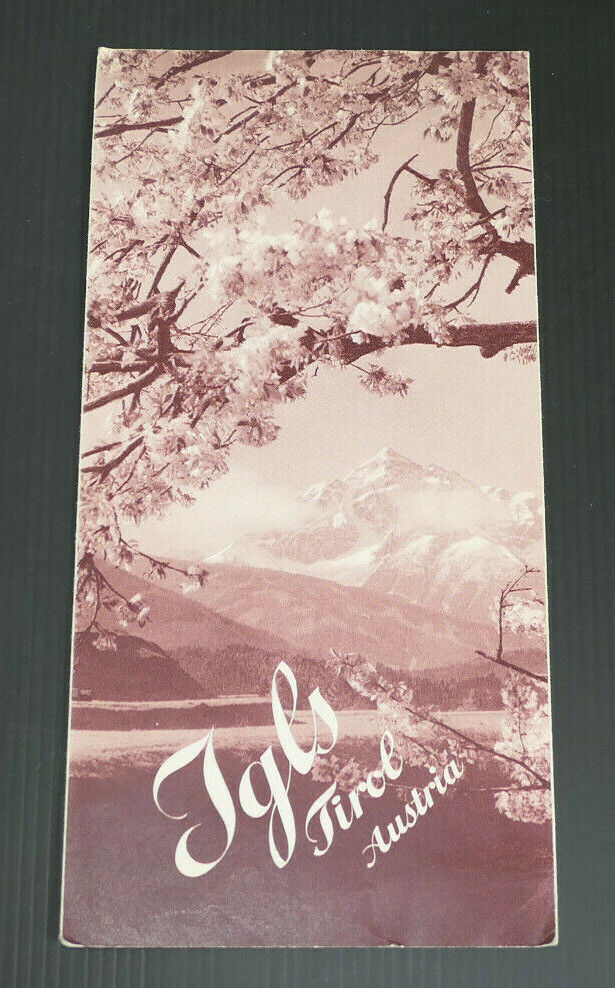 ANCIEN DEPLIANT TOURISTIQUE TOURISME IGLS TIROL AUSTRIA AUTRICHE CIRCA 1940