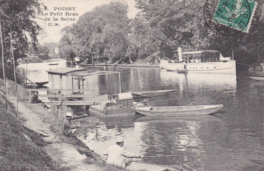 CARTE POSTALE ANCIENNE CPA POISSY LE PETIT BRAS DE LA SEINE / MALCUIT 4