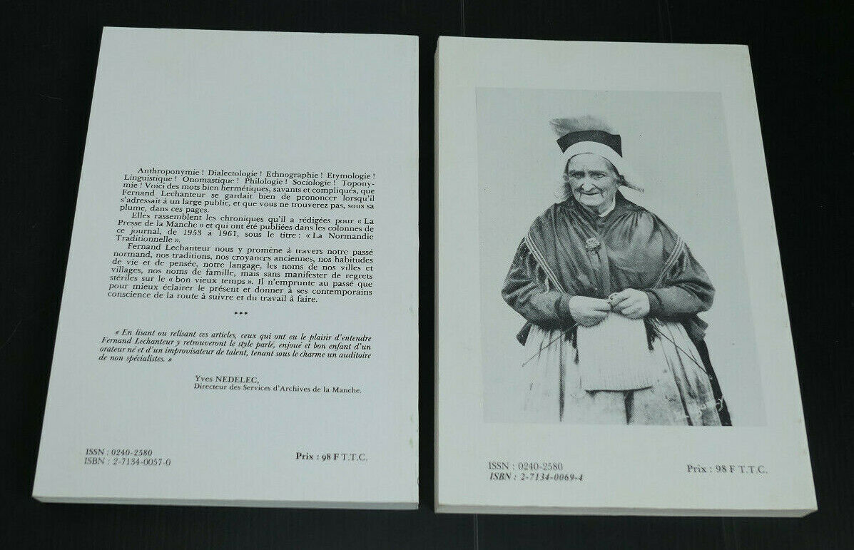 LA NORMANDIE TRADITIONNELLE / FERNAND LECHANTEUR / TOMES I & II