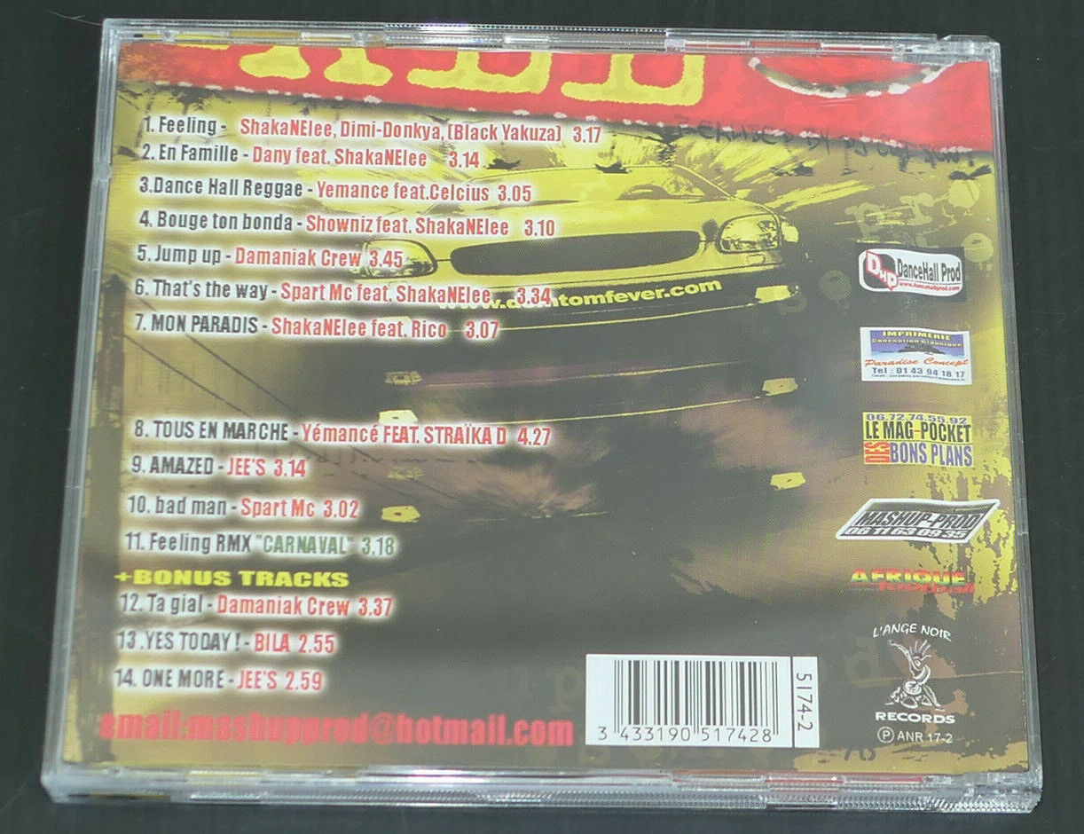 CD DJ CUTSON PRESENTE FEELING DANCEHALL / L'ANGE NOIR RECORDS ANR 17-2