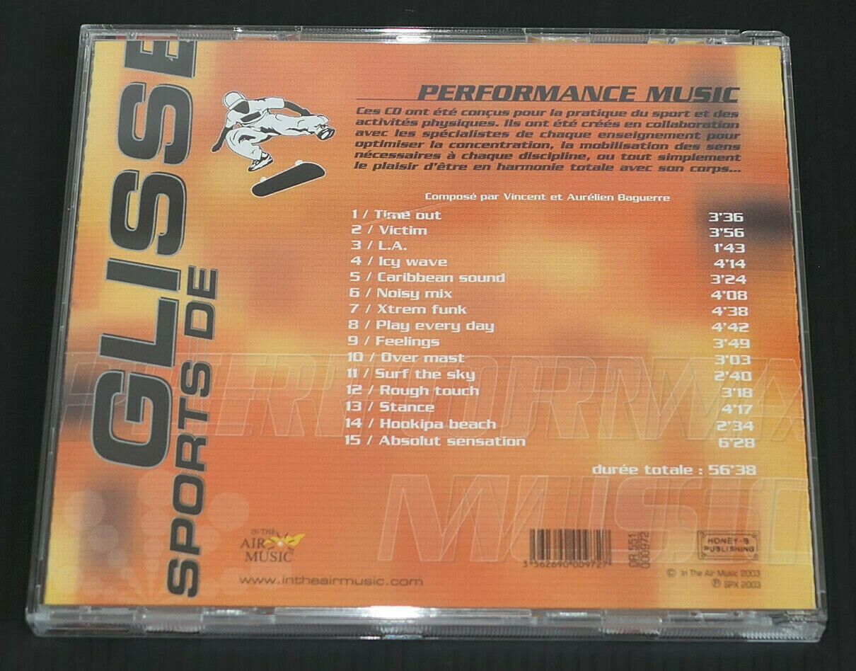 CD SPORTS DE GLISSE / PERFORMANCE MUSIC / 2003