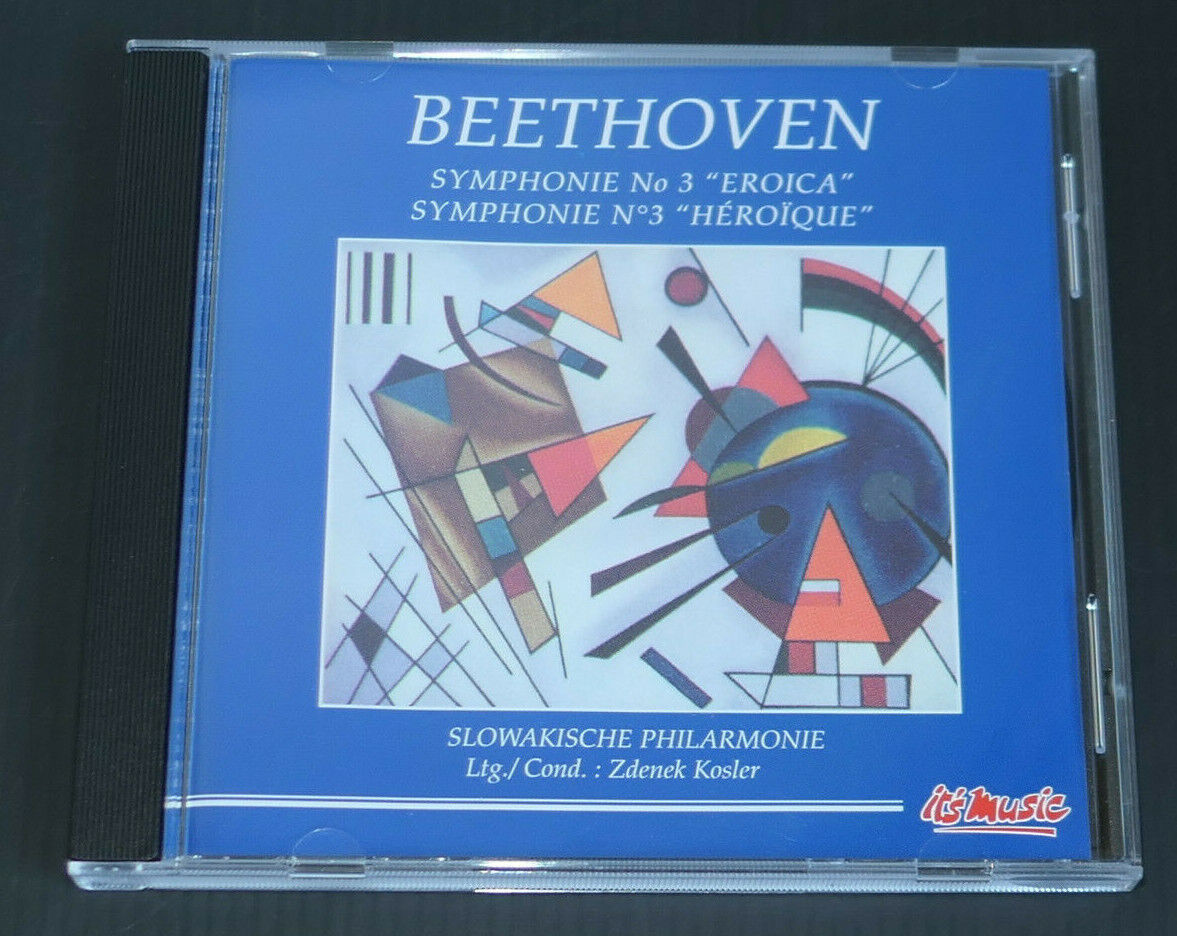 CD BEETHOVEN SYMPHONIE No3 / ZDENEK KOSLER / SLOWAKISCHE PHILARMONIE / 1997
