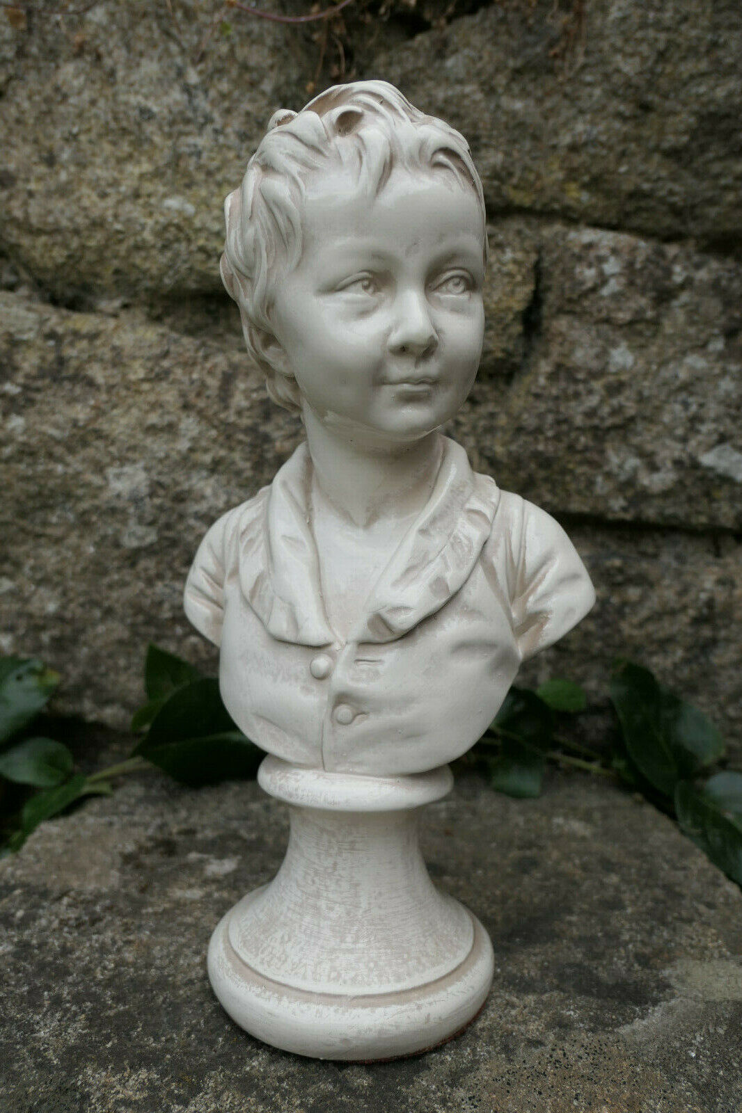 BUST OF ALEXANDRE BRONGNIART AFTER HOUDON 419 H.24CM