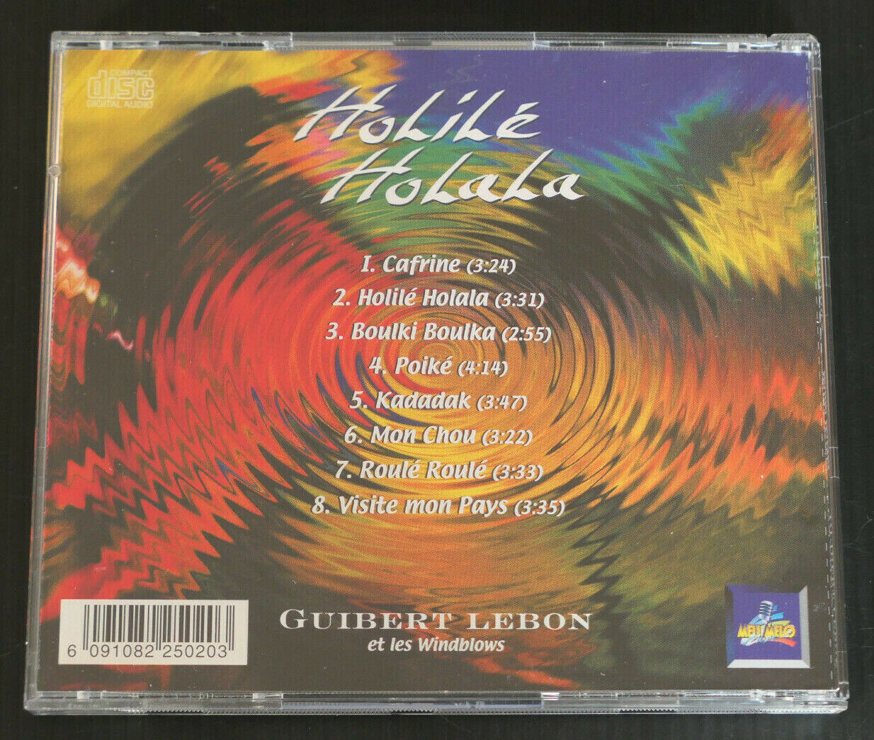 CD GUIBERT LEBON ET LES WINDBLOWS / HOLILE HOLALA / 1999