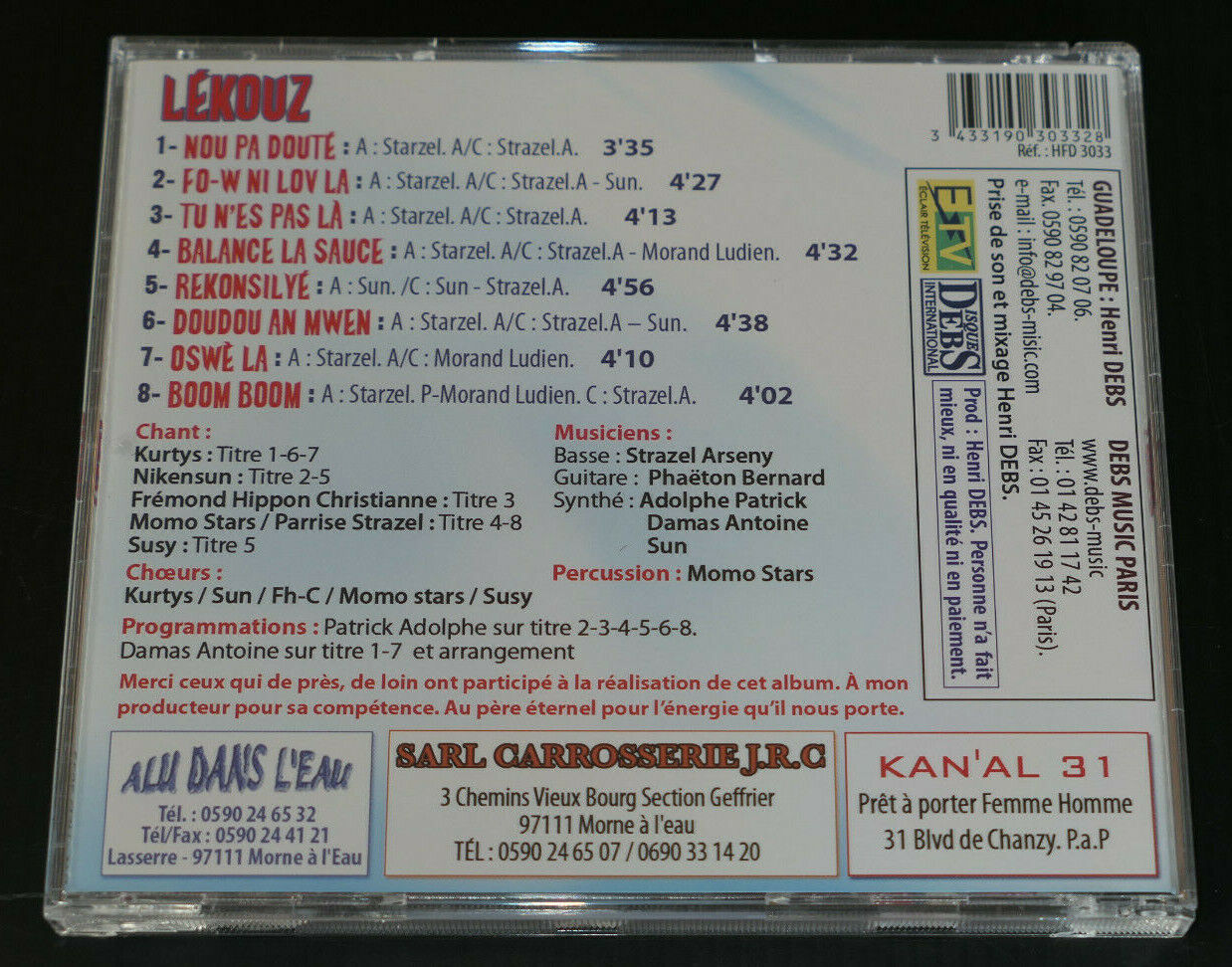 CD LEKOUZ / DEBS 2009