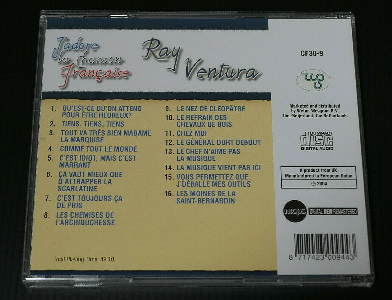 CD RAY VENTURA / COMPILATION 16 TITRES / 2004