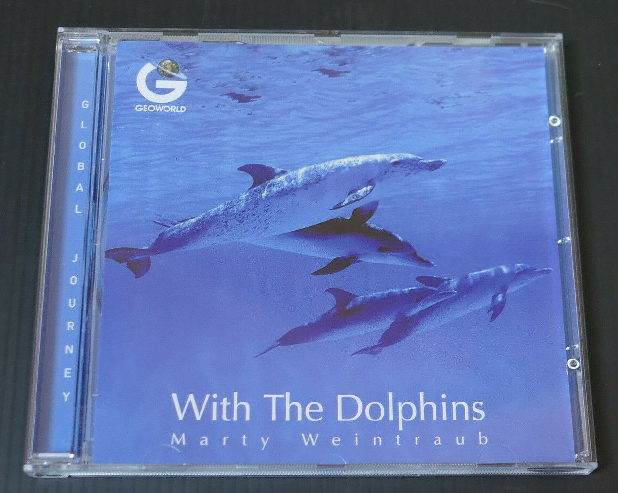 CD GEOWORLD GLOBAL JOURNEY / WITH THE DOLPHINS / MARTY WEINTRAUB / 1996