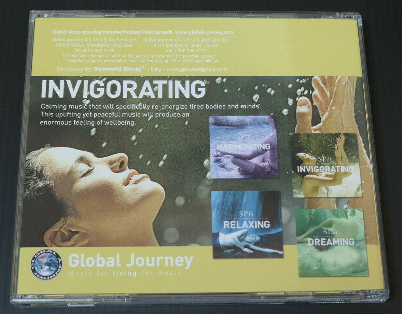 CD GEOWORLD GLOBAL JOURNEY / SPA INVIGORATING / 2004