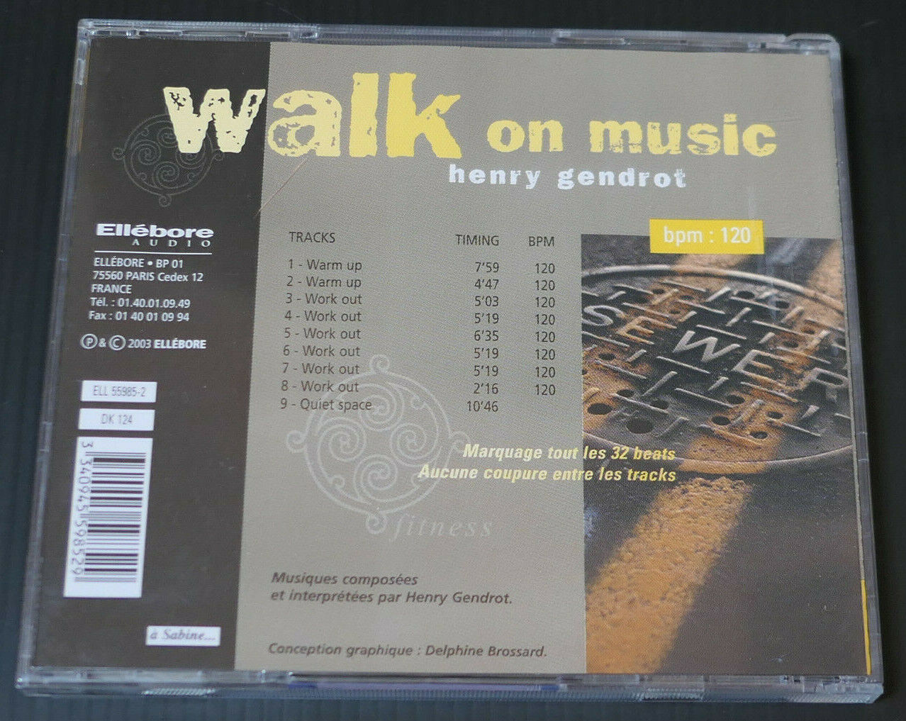 CD HENRY GENDROT / WALK ON MUSIC / 2003
