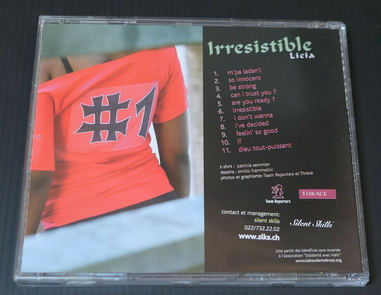 CD IRRESISTIBLE LICIA / SUISA / 11 TITRES