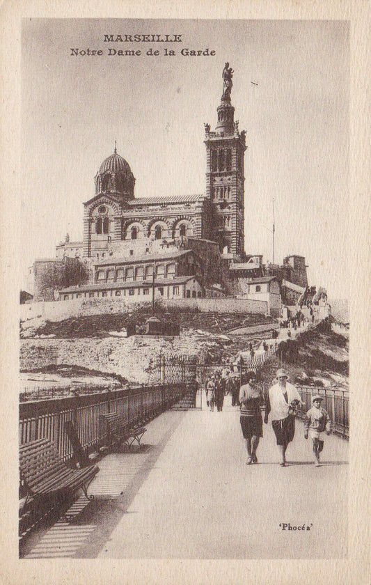 CARTE POSTALE ANCIENNE CPA MARSEILLE NOTRE DAME DE LA GARDE