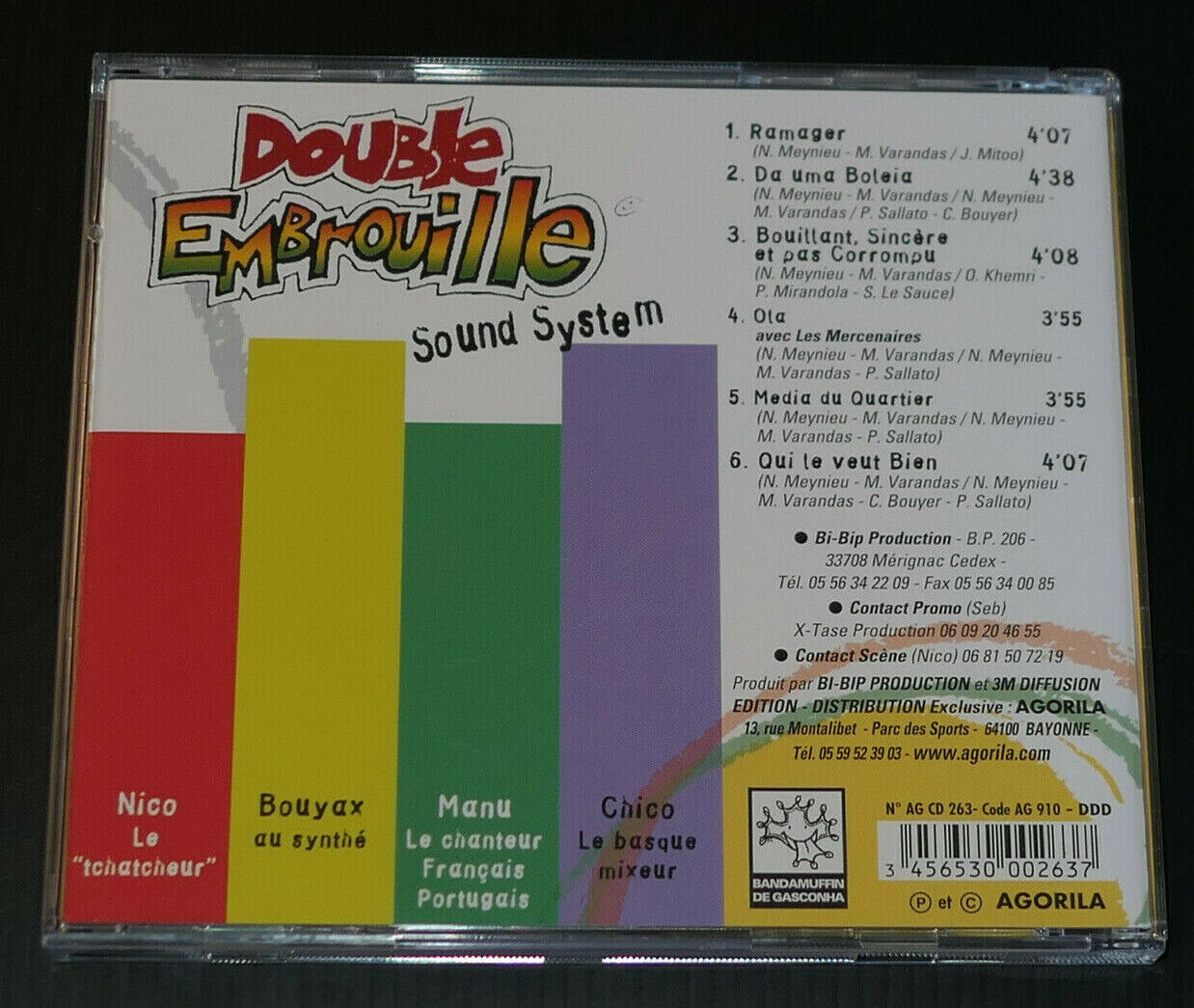 CD DOUBLE EMBROUILLE SOUND SYSTEM / AGORILA 2000