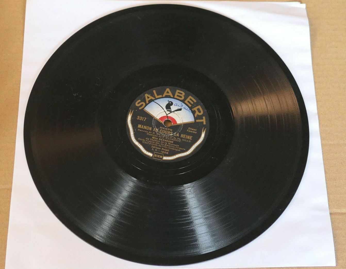 78T 78RPM MLLE DECHESNE / MANON / SALABERT 3317