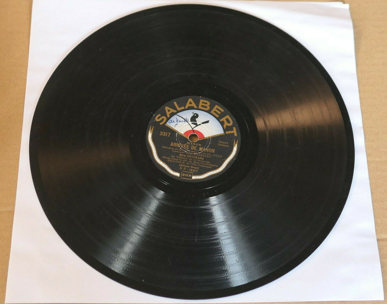 78T 78RPM MLLE DECHESNE / MANON / SALABERT 3317
