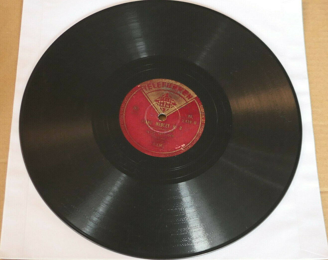 LOT 2X 78T 78RPM PETER KREUDER / PIANO MEDLEY N°8 / FANTAISIE POUR PIANO N°1