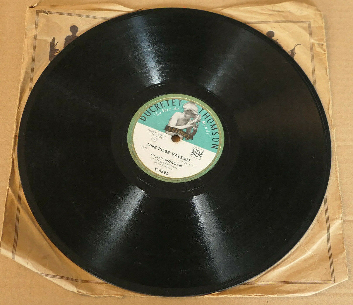 LOT 2X 78T 78RPM VIRGINIE MORGAN / DUCRETET THOMSON