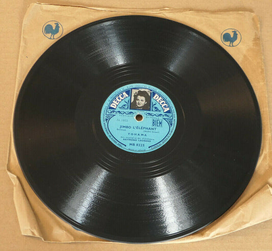 78T 78RPM RAYMOND LEGRAND / TOHAMA / DECCA RECORD 8225