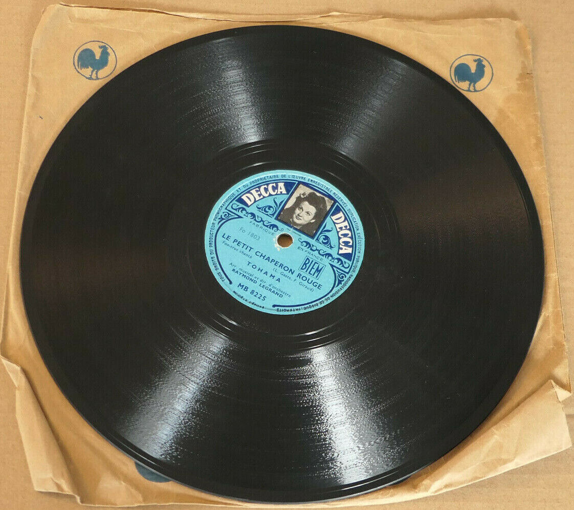 78T 78RPM RAYMOND LEGRAND / TOHAMA / DECCA RECORD 8225