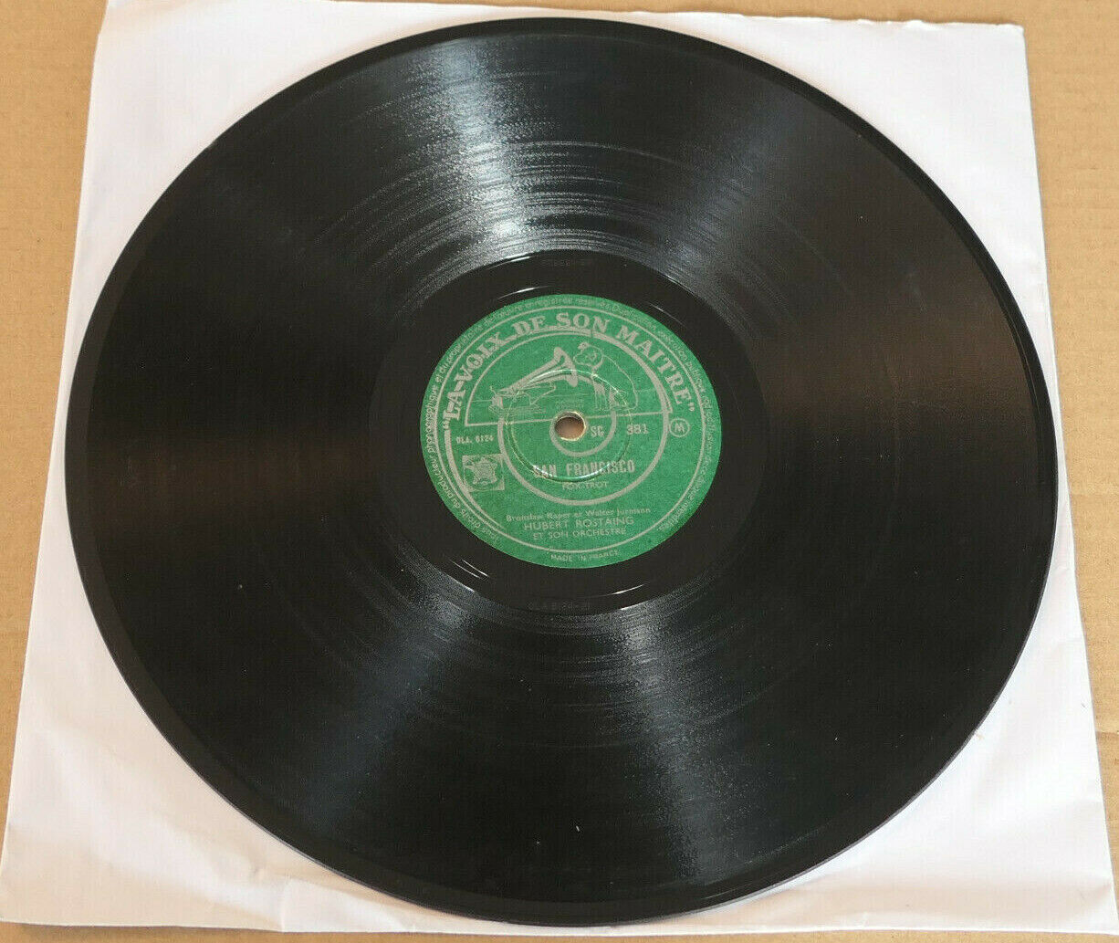 78T 78RPM HUBERT ROSTAING AND HIS ORCHESTRA / SAN FRANCISCO