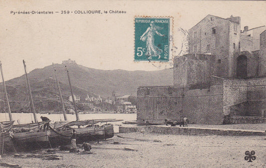 CARTE POSTALE ANCIENNE CPA COLLIOURE LE CHATEAU