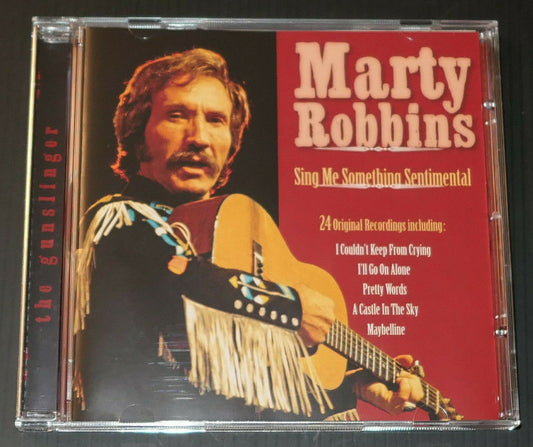 CD MARTY ROBBINS / SING ME SOMETHING SENTIMENTAL / COMPILATION 24 TITRES / 2006