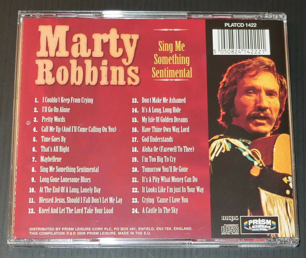 CD MARTY ROBBINS / SING ME SOMETHING SENTIMENTAL / COMPILATION 24 TITRES / 2006