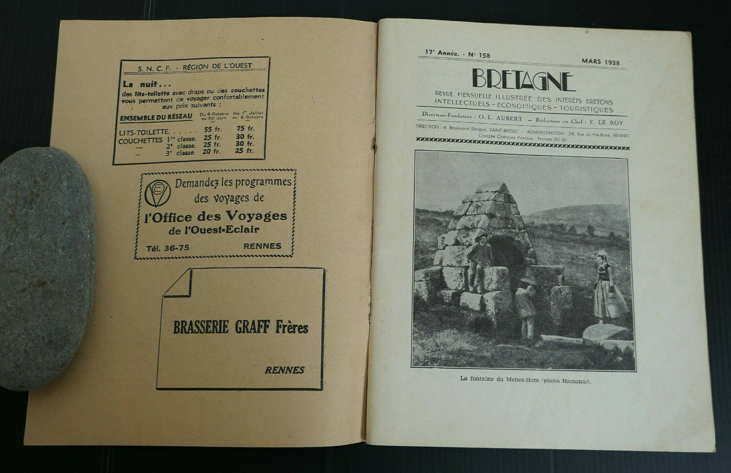 BRETAGNE / REVUE MENSUELLE ILLUSTREE / MARS 1938