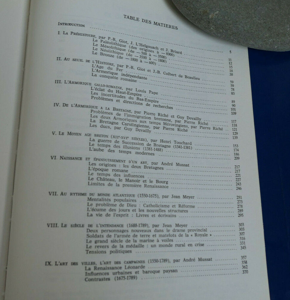 HISTOIRE DE LA BRETAGNE / JEAN DELUMEAU / PRIVAT 1969