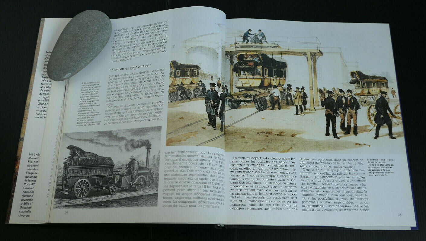 LE TEMPS DES CHEMINS DE FER EN FRANCE / CL.LAMMING J.MARSEILLE PML EDITIONS 1986