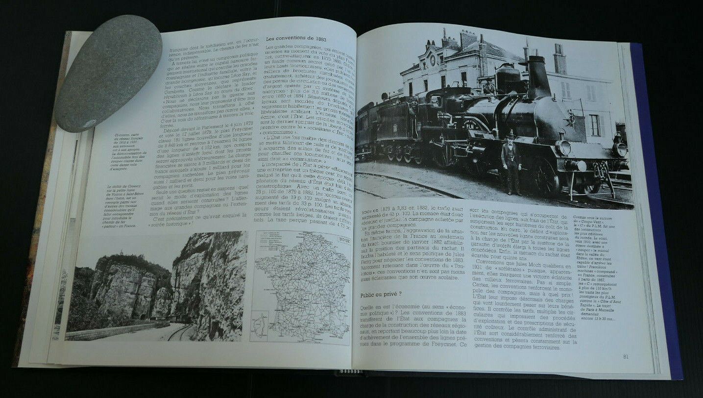 LE TEMPS DES CHEMINS DE FER EN FRANCE / CL.LAMMING J.MARSEILLE PML EDITIONS 1986