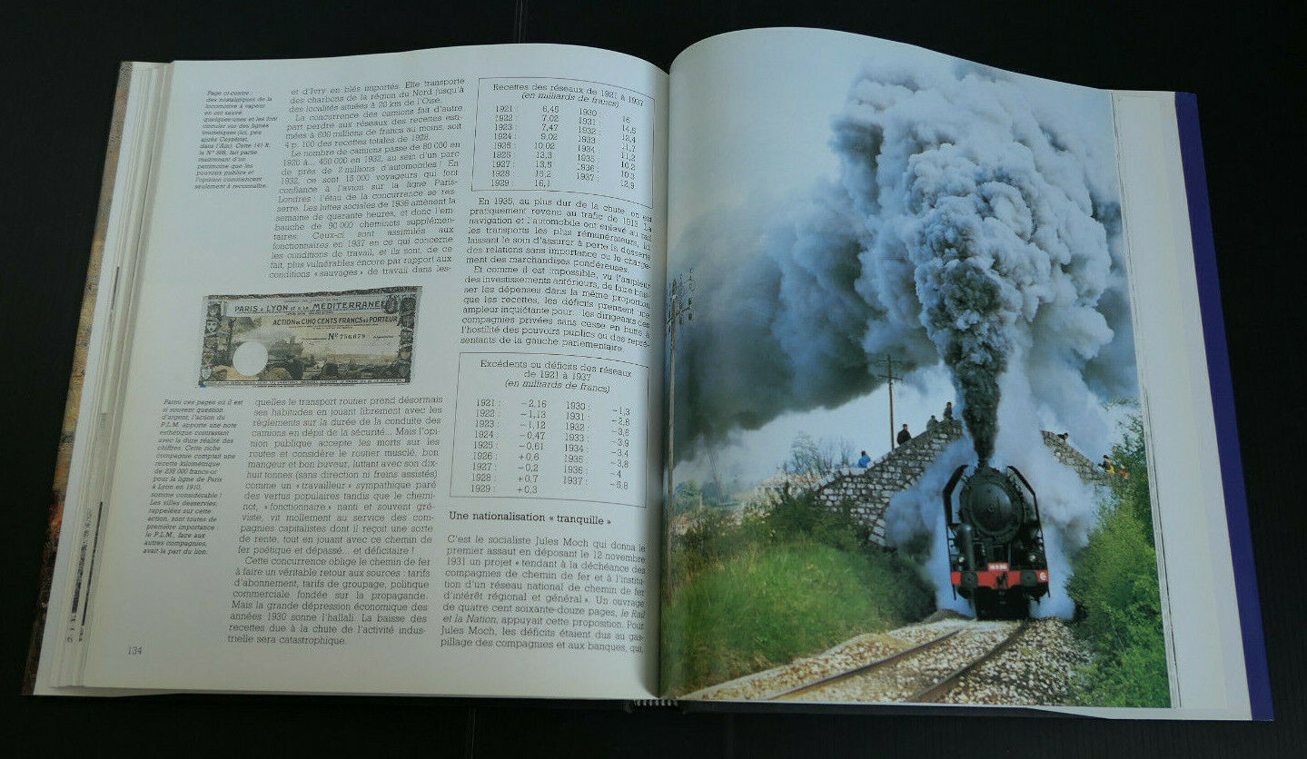 LE TEMPS DES CHEMINS DE FER EN FRANCE / CL.LAMMING J.MARSEILLE PML EDITIONS 1986