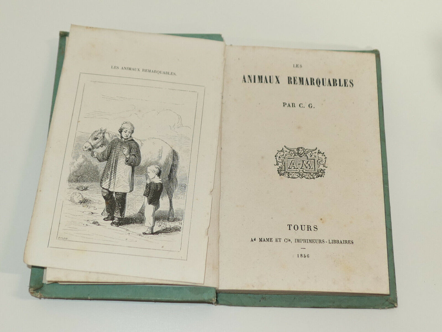 ANIMAUX REMARQUABLES / MAME & CIE TOURS / 1856