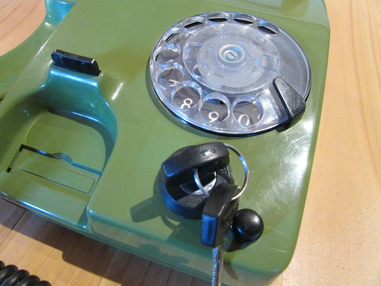 Ancien TELEPHONE A CLE vintage PHILIPS SIEMENS ANNEES 70